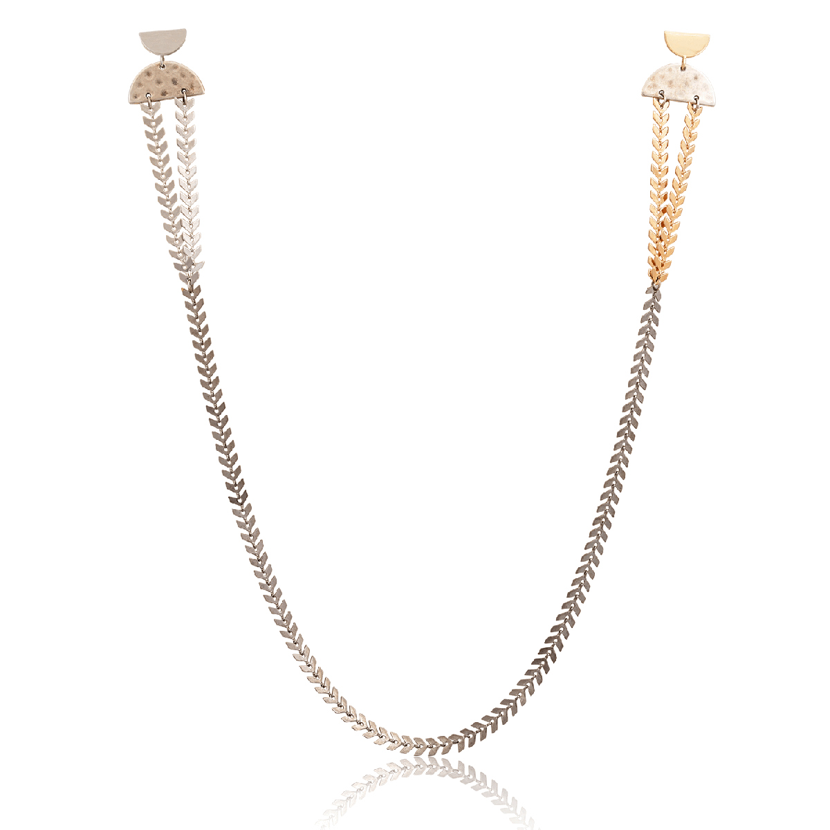 Ear to ear necklaces