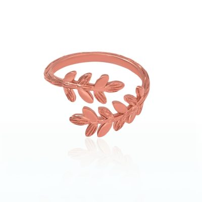 The leaf looks like it has wrapped itself around your finger. It features small leaves sprouting from a central band, creating a Greek-chic design. It is adjustable, which makes it easy to fit any space on any finger. This ancient Greece-inspired ring would be an excellent match for your Bohemian or Greek-chic outfit. A great birthday gift for anyone who likes this type of jewelry. Available in gold, silver, rose gold, gunmetal, and brass antique.