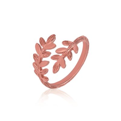 The leaf looks like it has wrapped itself around your finger. It features small leaves sprouting from a central band, creating a Greek-chic design. It is adjustable, which makes it easy to fit any space on any finger. This ancient Greece-inspired ring would be an excellent match for your Bohemian or Greek-chic outfit. A great birthday gift for anyone who likes this type of jewelry. Available in gold, silver, rose gold, gunmetal, and brass antique.