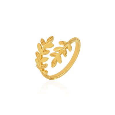 If you're a statement jewelry lover, this curled vine leaf ring is perfect for you. The leaf looks like it has wrapped itself around your finger. It features small leaves sprouting from a central band, creating a Greek-chic design.  It is adjustable, which makes it easy to fit any space on any finger. This ancient Greece-inspired ring would be a great match for your Bohemian or Greek-chic outfit. A great birthday gift for anyone who likes this type of jewelry.