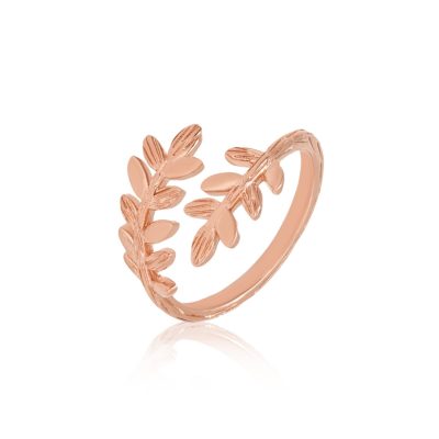 If you're a statement jewelry lover, this curled vine leaf ring is perfect for you. The leaf looks like it has wrapped itself around your finger. It features small leaves sprouting from a central band, creating a Greek-chic design.  It is adjustable, which makes it easy to fit any space on any finger. This ancient Greece-inspired ring would be a great match for your Bohemian or Greek-chic outfit. A great birthday gift for anyone who likes this type of jewelry.