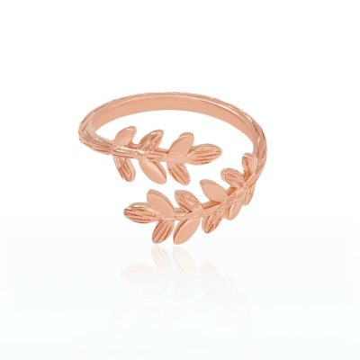 If you're a statement jewelry lover, this curled vine leaf ring is perfect for you. The leaf looks like it has wrapped itself around your finger. It features small leaves sprouting from a central band, creating a Greek-chic design.  It is adjustable, which makes it easy to fit any space on any finger. This ancient Greece-inspired ring would be a great match for your Bohemian or Greek-chic outfit. A great birthday gift for anyone who likes this type of jewelry.