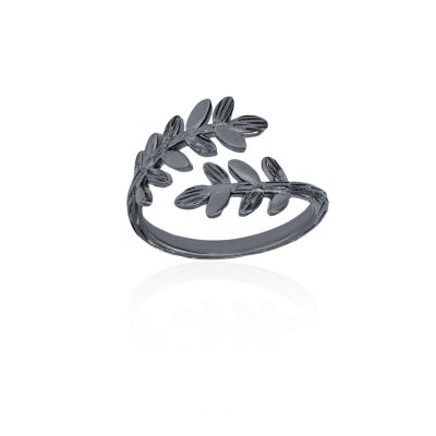 If you're a statement jewelry lover, this curled vine leaf ring is perfect for you. The leaf looks like it has wrapped itself around your finger. It features small leaves sprouting from a central band, creating a Greek-chic design.  It is adjustable, which makes it easy to fit any space on any finger. This ancient Greece-inspired ring would be a great match for your Bohemian or Greek-chic outfit. A great birthday gift for anyone who likes this type of jewelry.